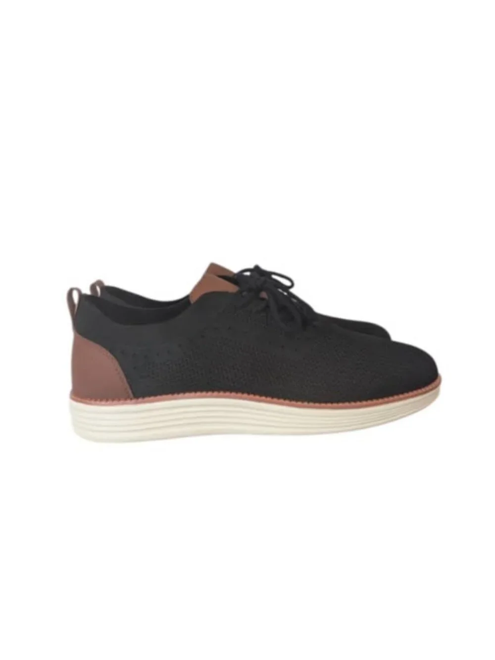 Men's breathable knit oxford dress sneakers, Size 11.5 - O